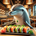 SUSHIを初めてニュージーランドで食べたよ