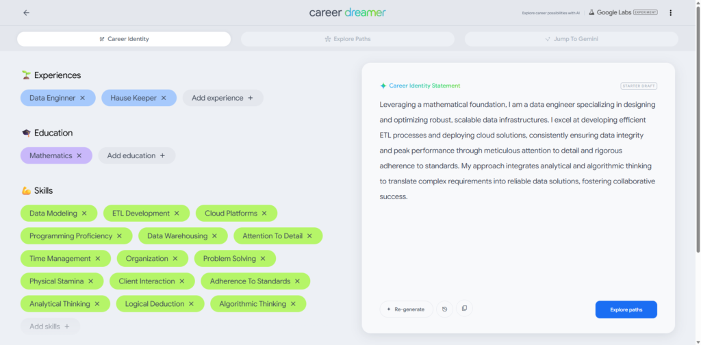 Career Dreamer Education