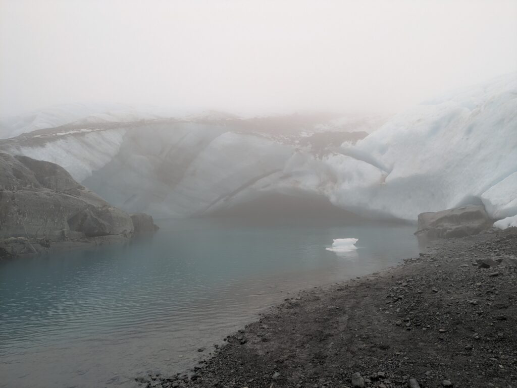 Brewster Hut glacier