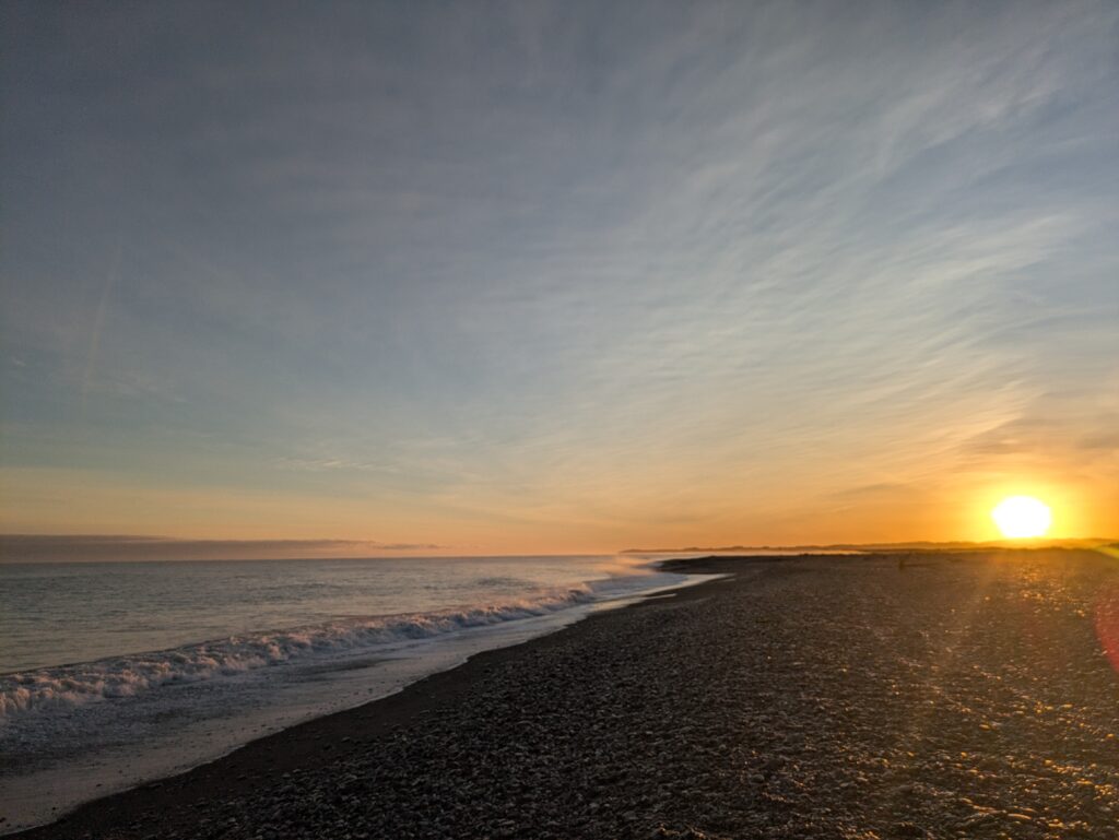 Okarito seashore